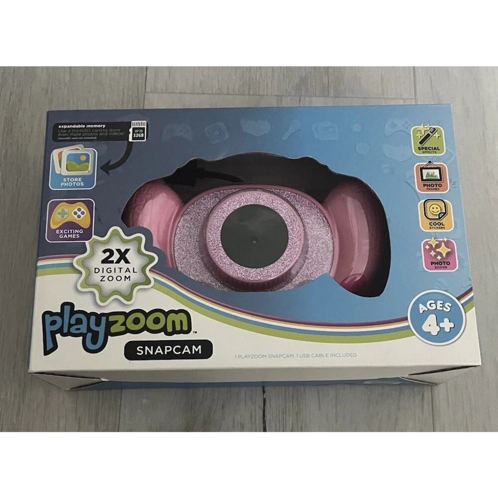 PlayZoom Snap Cam - Kids Digital Camera - Pink